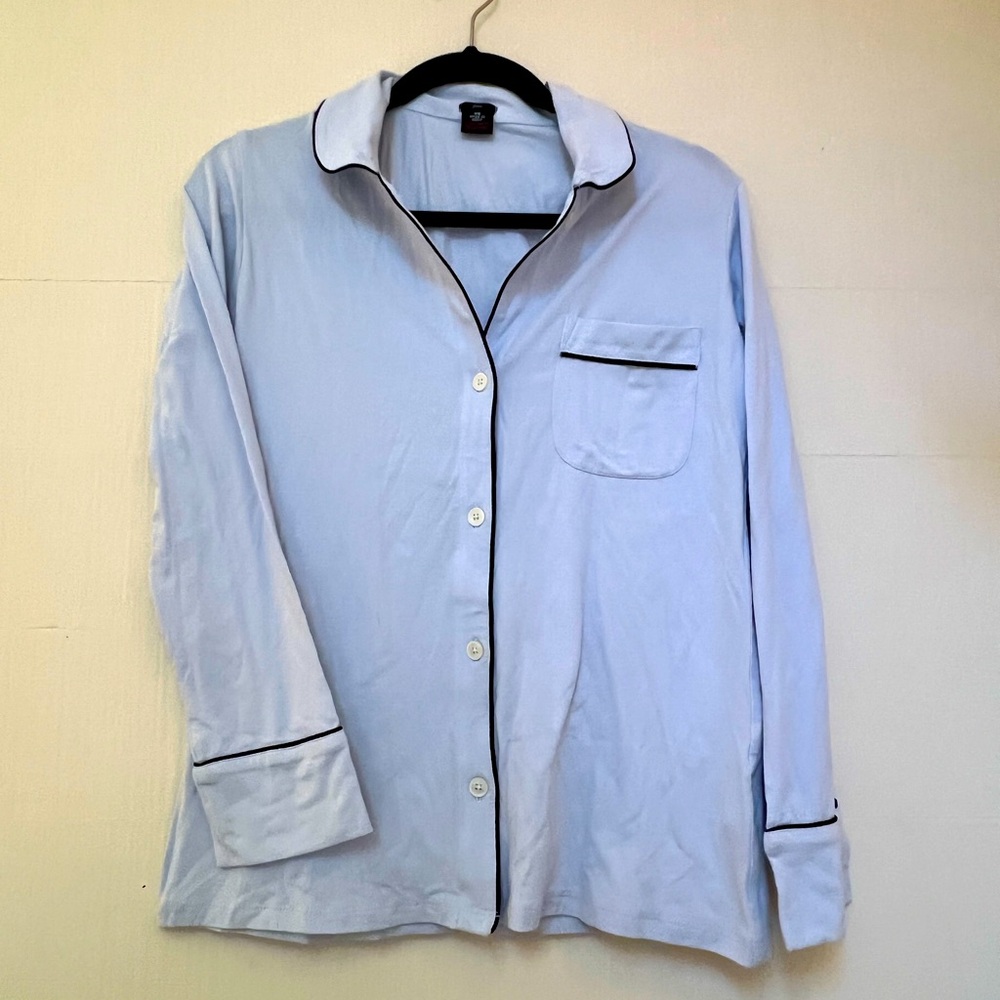 J. Crew Dreamy Cotton Pajama Top - Like New XS